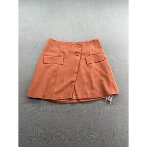 WeWoreWhat Blazer Skirt Womens Small Clay Suiting Mini High Waist Lined Button